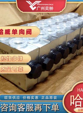 【现货】哈威DRH 3 VV单向阀德国HAWE原装进口