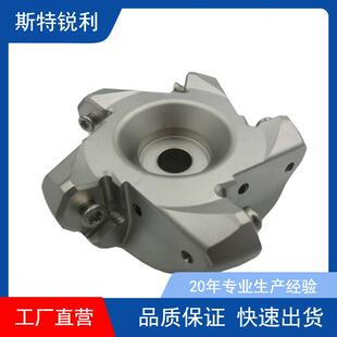 EMP09直角快进给铣刀盘侧铣90度重型面铣刀盘LNKT120608刀片