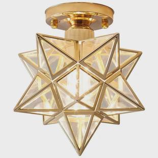 灯 简约间现代玄关灯阳灯走廊台灯水晶过道灯led户吸顶灯衣帽灯入