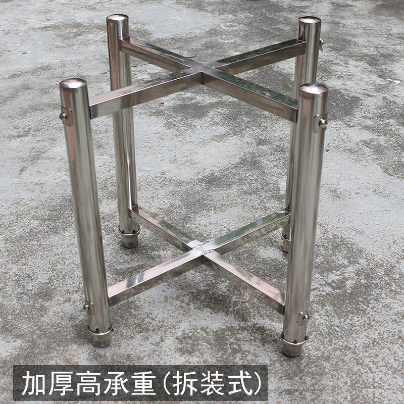 加厚不锈钢汤桶架子汤锅砧板架水桶支架食堂餐厅置物保温桶菜板架