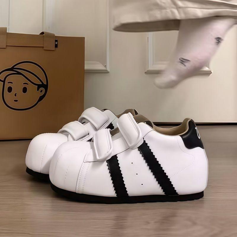 魔术丑萌贝壳面包百搭增高老爹鞋