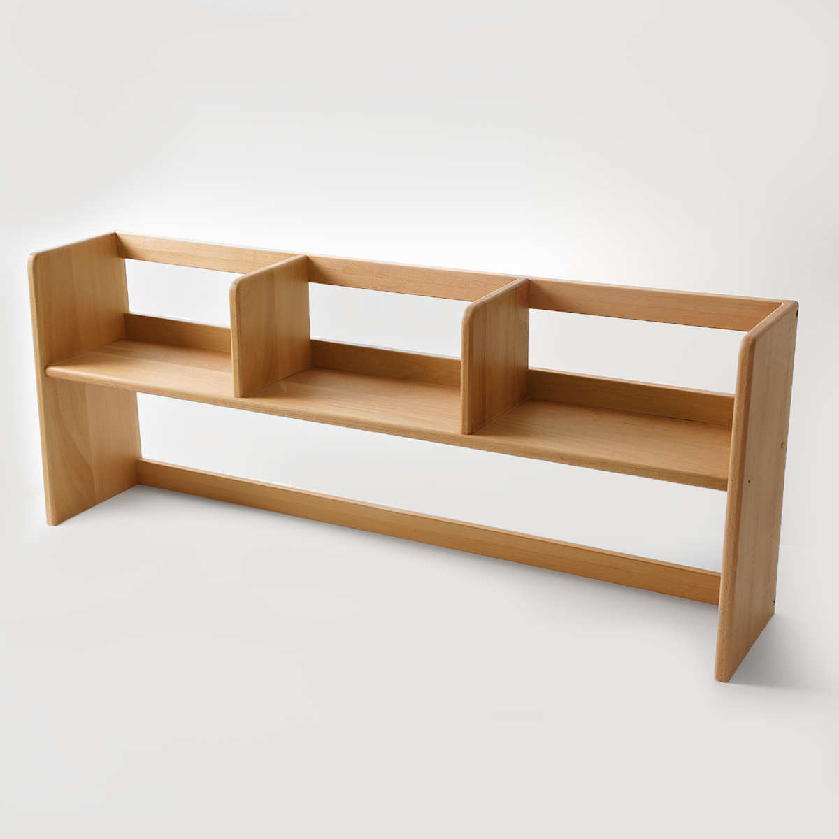 榉木小书架 学生简约现代桌面置物架 作业收纳 办公室收纳架