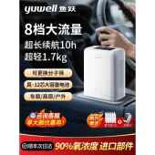 鱼跃便携式 制氧机随身小型家用老人吸氧氧气高原户外外出移动专用