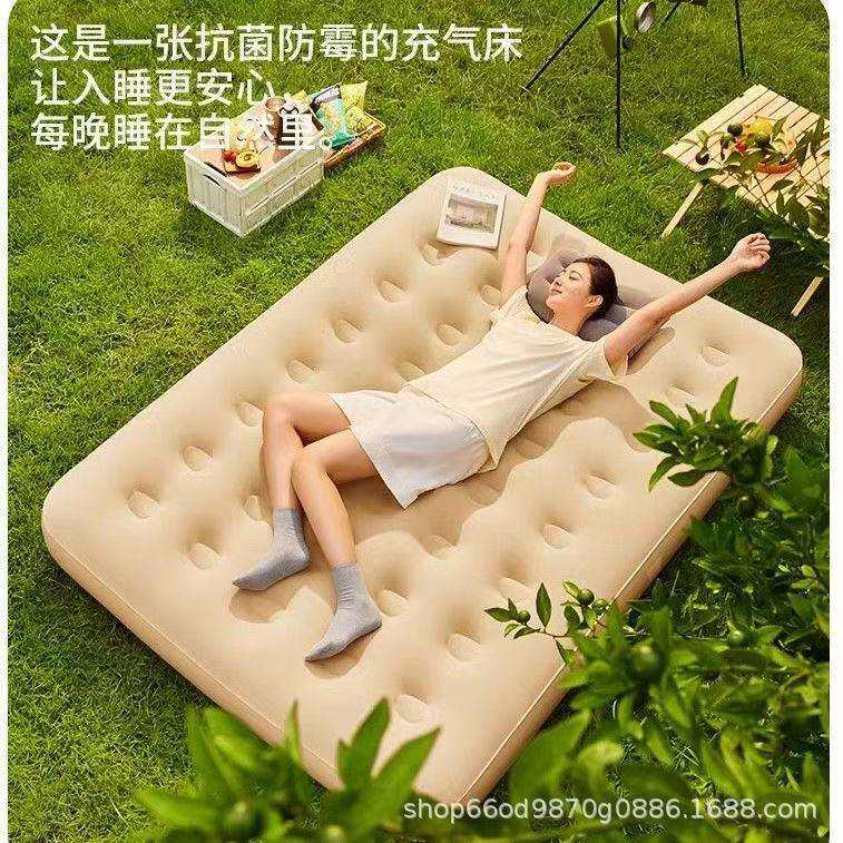自动充气床垫户外午休单人双人打地铺便携气垫床自动露营旅游睡垫