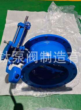 HH47X蝶式缓冲止回阀材质QT450喷塑DN400压力1.0MPa紧固件不锈钢