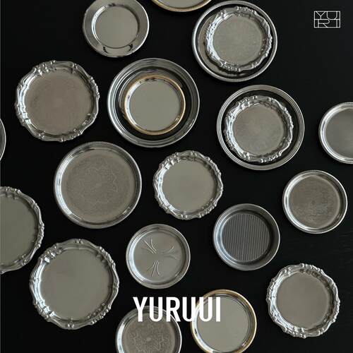 [YURUUI设计师]意大利MOTTA家用不锈钢小托 托盘杯垫首饰托 托盘