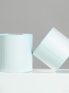 三防热敏纸标签蓝格不胶打IOE3印纸40x3060x40500x070x208x干60