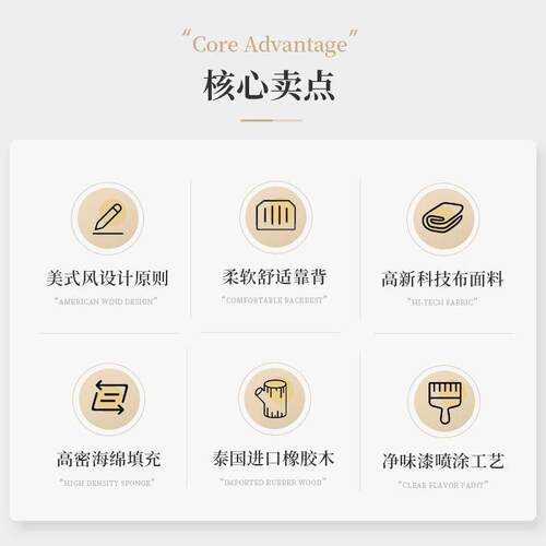 美家式厅乡村全实木885#沙发沙发园组合客轻奢转角田风现简约具大