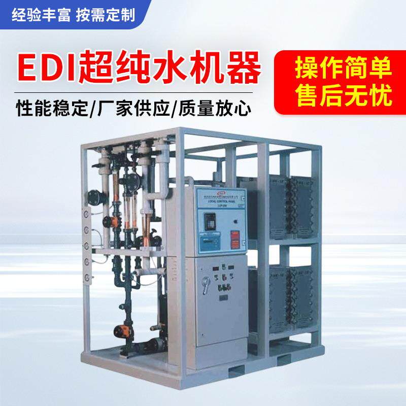 反渗透EDI超纯水机大型工业纯净水直饮水过滤水处理EDI反渗透机器