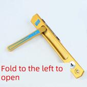 海俊金刚网纱窗锁HJ 808牌折叠把手隐藏执手锁海俊带钥匙纱窗锁