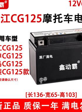 包邮12V6.5A机车干电瓶天马 珠江 男装CG125摩托S免维护蓄电池