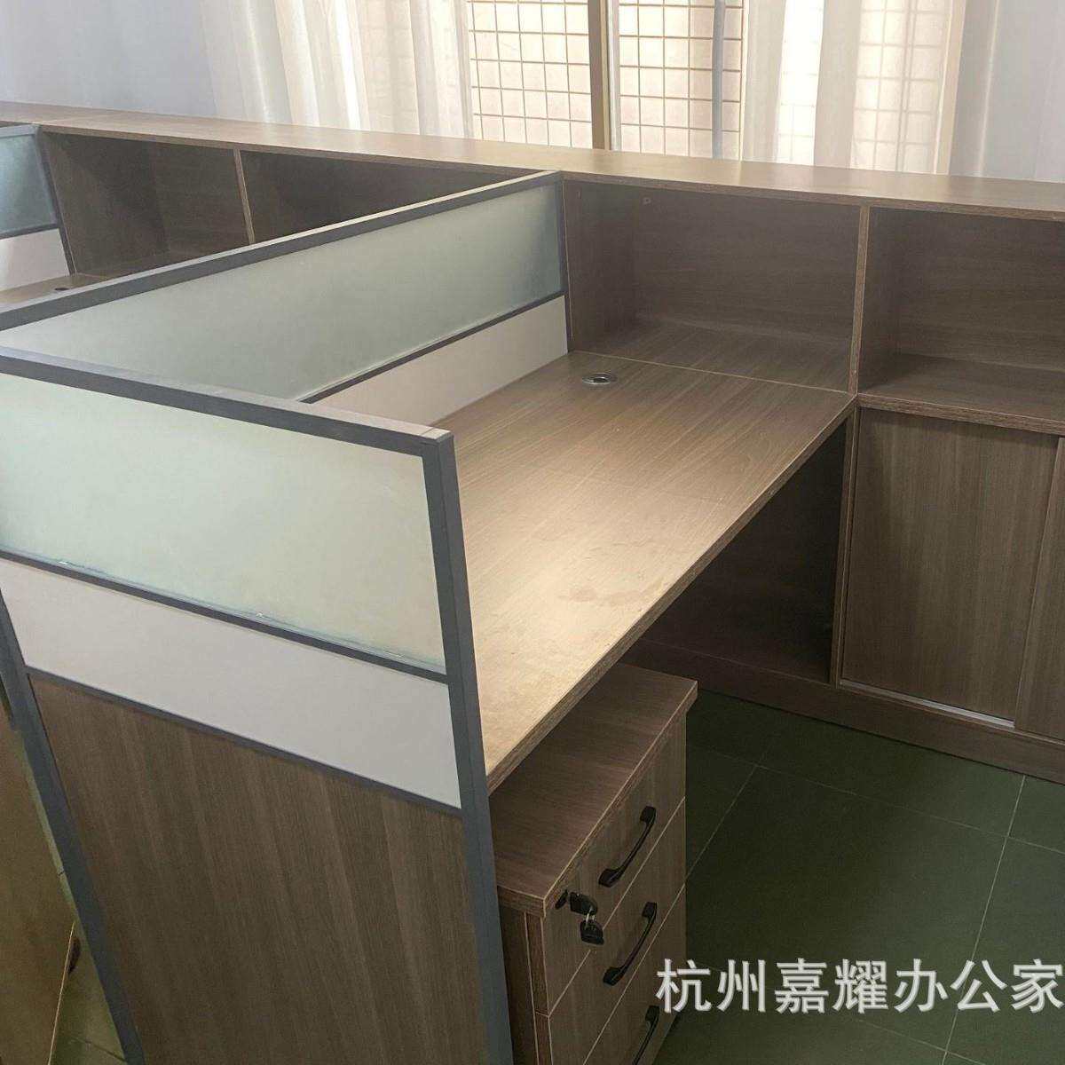 杭州办公家具厂家直销简约办公桌椅组合财务桌隔断工位办公桌