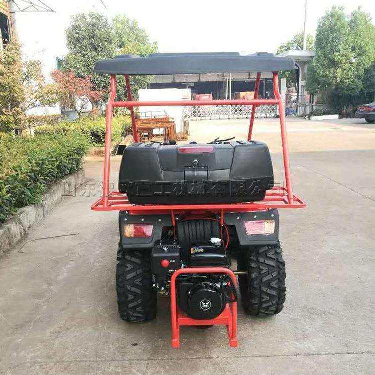 小型除雪车 ATV型滚刷式扫雪机 座驾式毛刷可倾斜抛雪机厂家直供