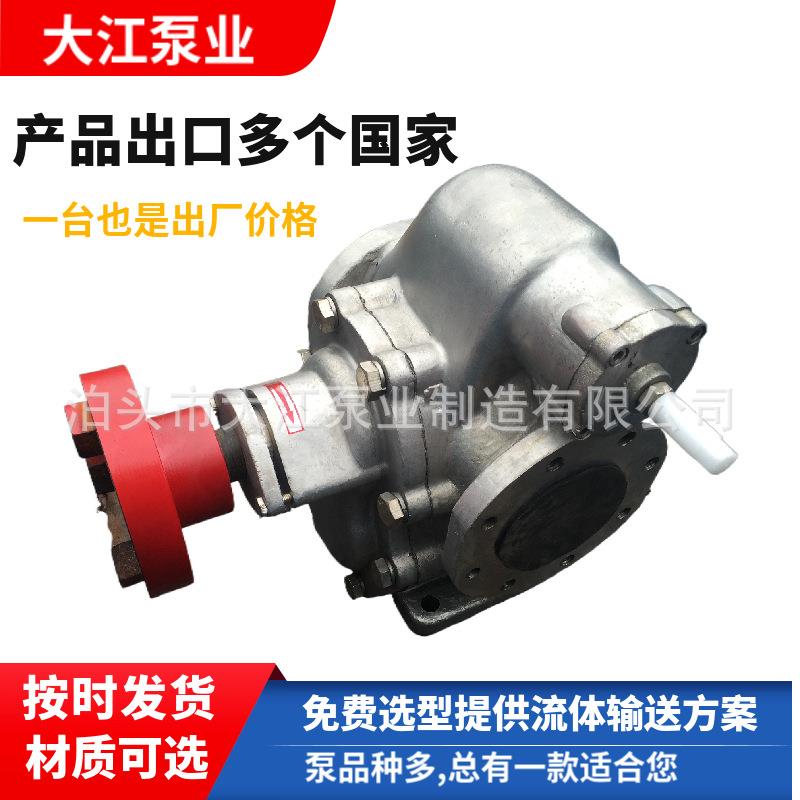 现货厂销KCB-300不锈钢齿轮泵胶水蜂蜜糖蜜树脂胶不锈钢齿轮泵