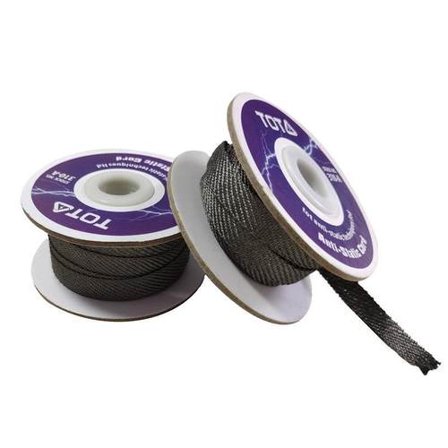 TOT厂家直销11MM宽静电绳除静电带抗静电绳除静电绳310-A可裁剪