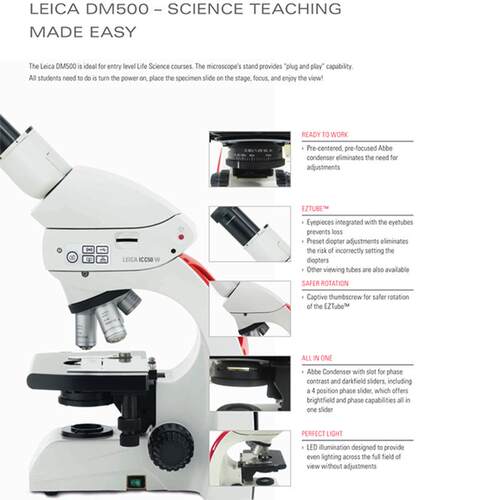 LEICA DM500 DM750三目生物显微镜实验室细胞观察研究专用