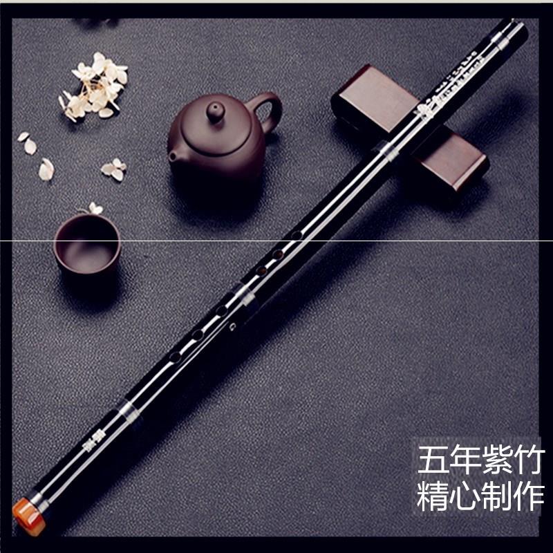 。萧短萧紫竹洞萧专业箫潇萧笛G调乐器初学入门八孔6古风小啸洞萧