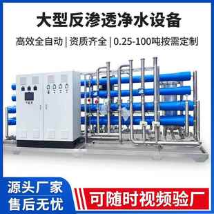 30吨大型工业水处理反渗透设备RO商用净水器去离子直饮水超纯水机