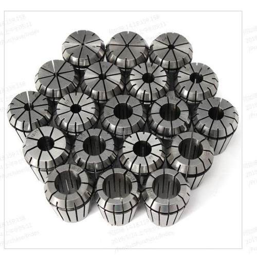 一套19只ER32R8弹性夹弹簧筒夹数控头CNC夹头2/3/4...20m黄色夹塑