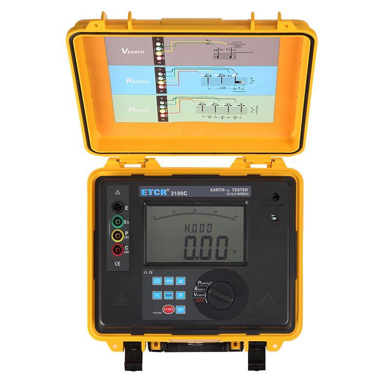 ETCR3100C土壤电阻率测试仪数字式接地电阻测试仪