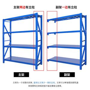仓储货架收纳整理仓库置物架储物架多层中型加厚超市地下室收纳架