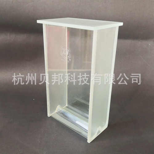 信谊玻璃层析缸 薄层色谱展开缸染色缸单槽P型双槽P-1 100 200mm