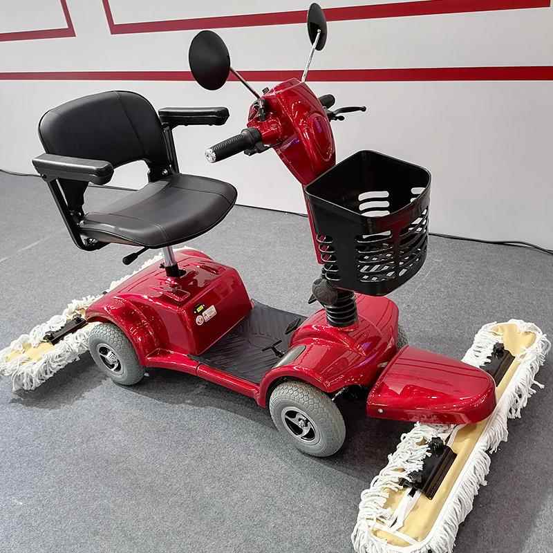 常青电动尘推车厂家三轮四轮小型家用尘推车商场公司用驾驶尘推车