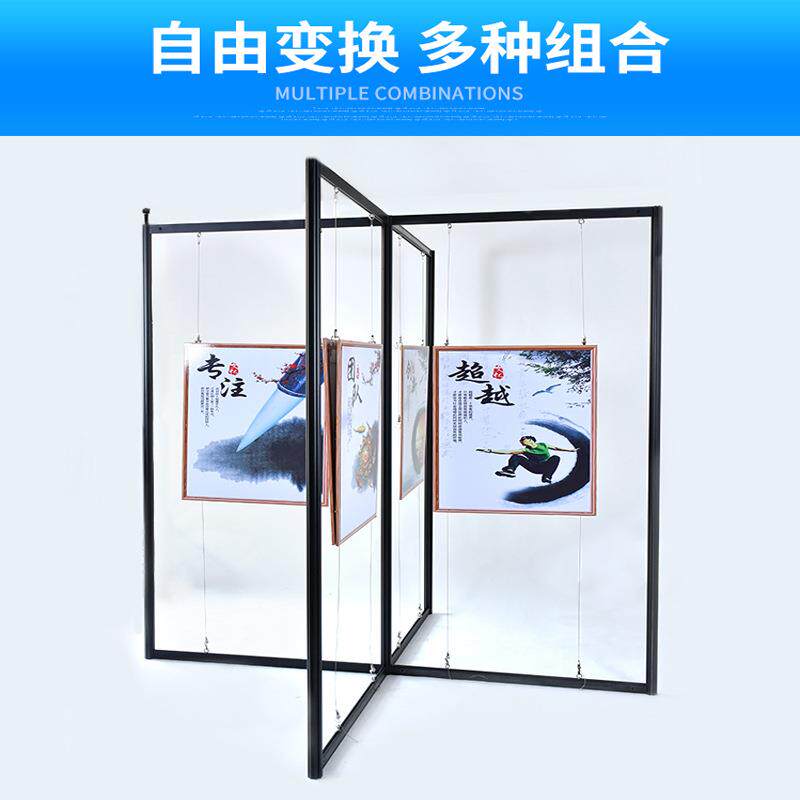 书画作品展架书法摄影展板油画展览用挂画展示架学校美术画展展架
