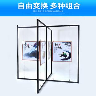 书画作品展架书法摄影展板油画展览用挂画展示架学校美术画展展架