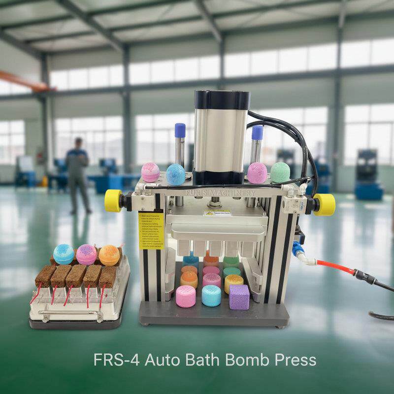 DIY桌面型手动气动小型泡泡浴盐球压球机bathbombmachine