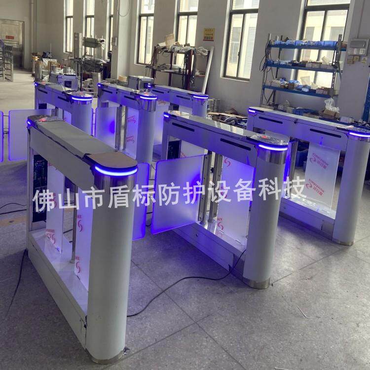 培训机构商场工地入口自动闸门不锈钢单向通道门人行进出刷卡闸
