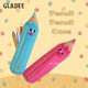 毛绒化妆收纳包文具袋铅笔盒 GLADEE 彩色铅笔笔袋 日本正版