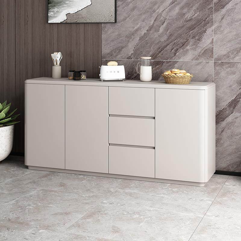 麦比梵现代简约餐边柜一体靠墙轻奢客厅茶水柜酒柜家用橱柜大容量置物