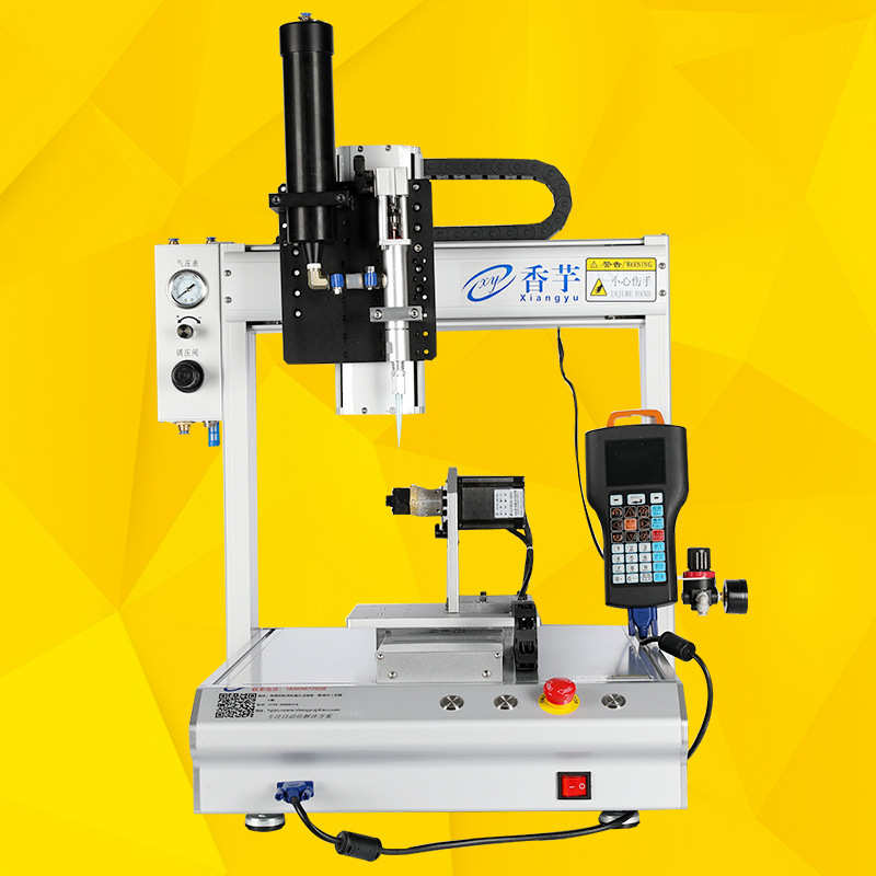 硅胶矽胶密封胶Y轴旋转四轴平台全自动点胶机器人331平台点胶机