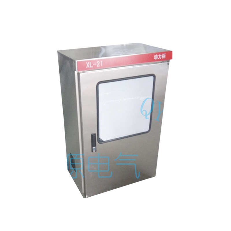 防雨户内不锈钢配电箱 加厚明装动力箱 内外门布线电气控制配电柜