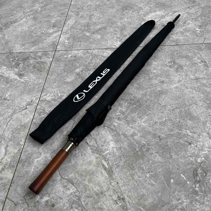 正品凌志原厂于雨伞LEXUS适用 于广告伞定制LOG自O柄全动长折叠伞