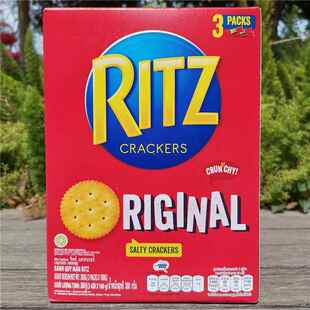 印尼 乐之原味/黑胡椒味饼干3包装 Ritz Crackers Orginal 3x100g