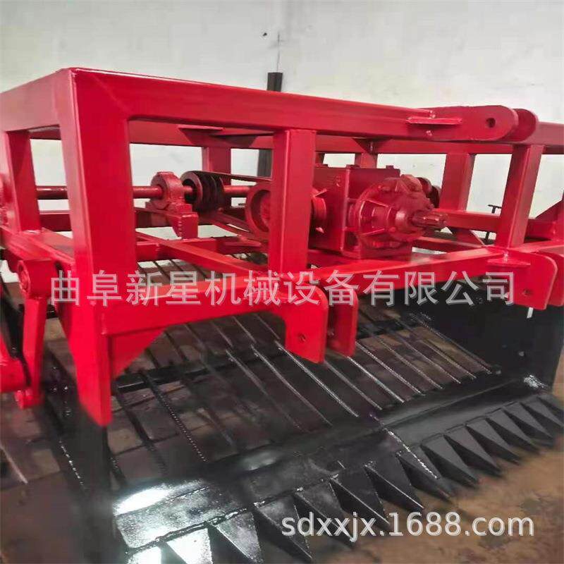 药材深挖收获机拖拉机后置晃筛震动式收药机丹参挖掘机