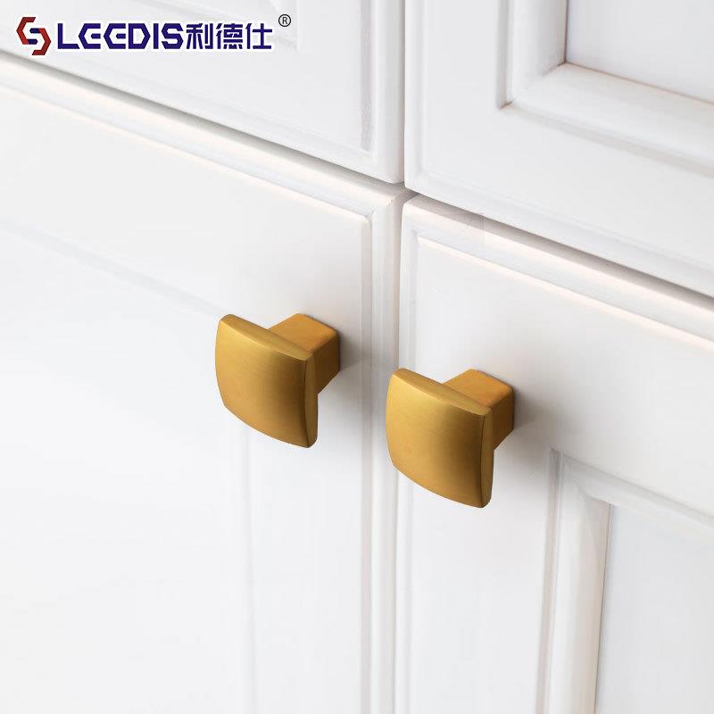 中式鞋柜橱柜拉手仿铜抽屉柜门单孔拉手仿古锌合金配件