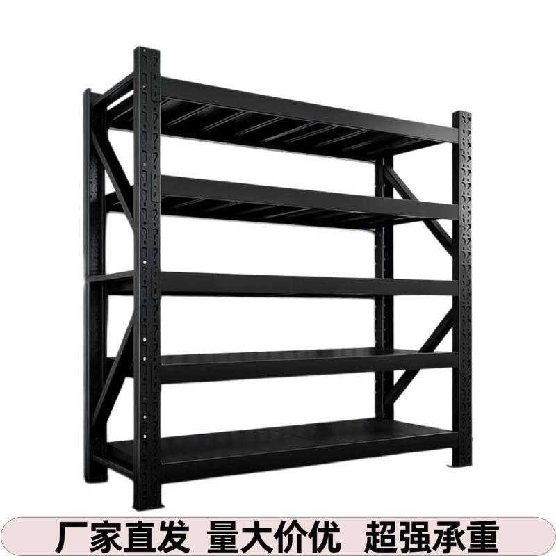 轻型5层货架厨房超市多层层板可上下移动家用快递安装简单置物架