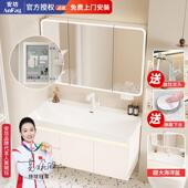 大口径陶瓷盆浴室柜组合大盆口陶瓷一体盆海洋盆大尺寸卫浴大肚盆