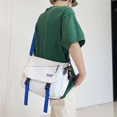 勤男士斜挎包装休闲潮牌单肩包大容量工差背包男包邮包通横TFR款