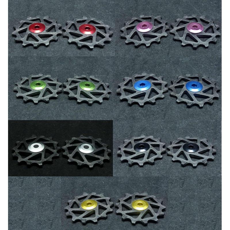 JL11T 12T 13T 14T 12+14T 16T陶瓷导轮自行车变速器导轮后拨导轮