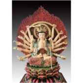 新款 像工厂 定制木雕像佛修复佛加像贴金佛翻新加工彩绘上色