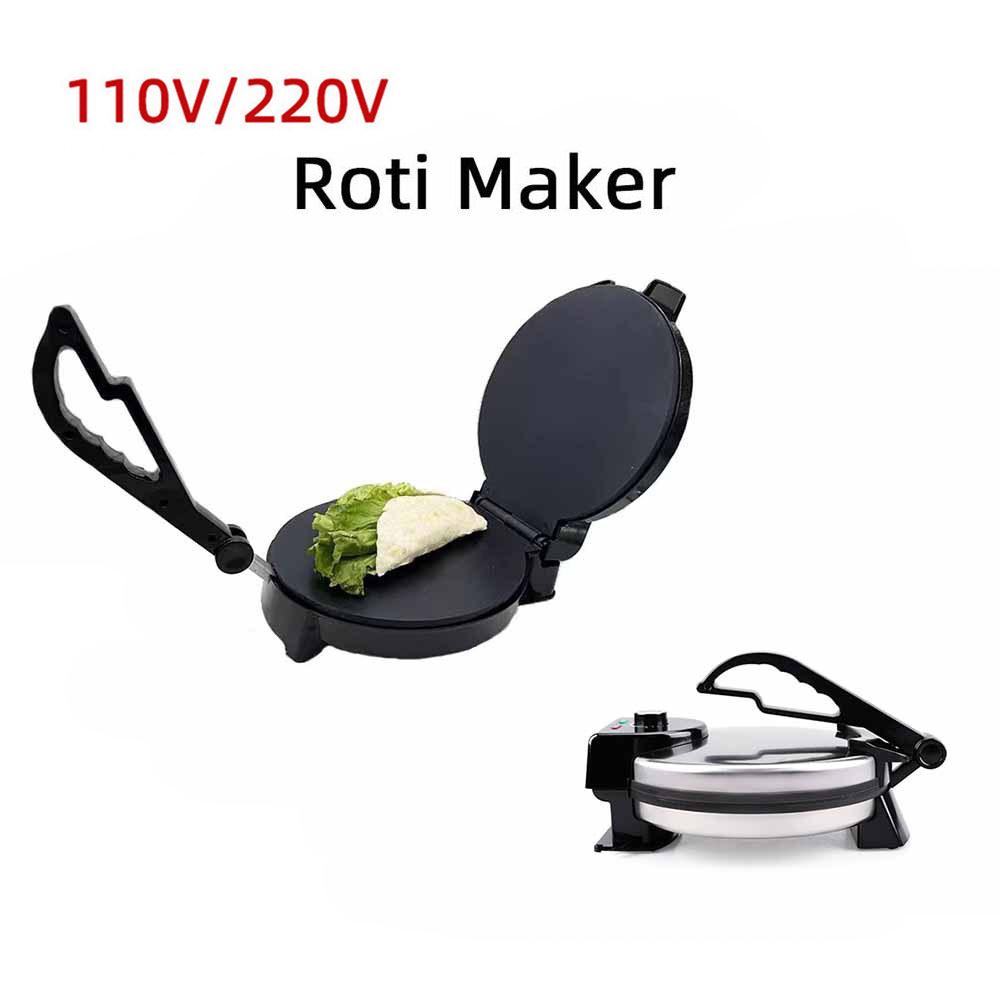 110v跨境烙饼机薄饼机春饼机 家用早餐机电饼档薄饼器Roti Maker