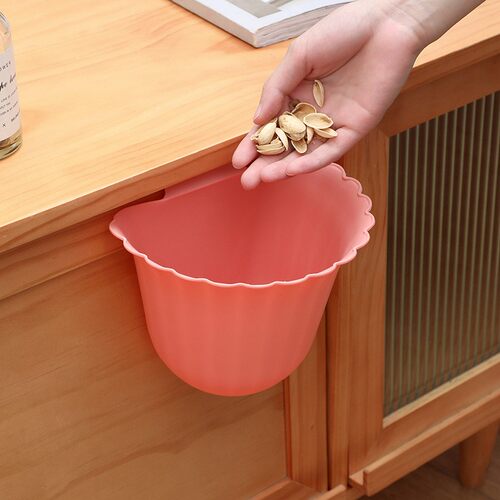 Wall-Mounted Multi-Function Storage Bucket, Floral Design Tr