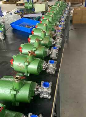 矿用隔爆电动球阀煤安防爆型QMB911F-160P-DN25丝扣连接