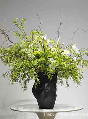 新中售楼处式NYF关样板玄间酒店餐桌茶桌吧仿真花艺软装饰品摆台