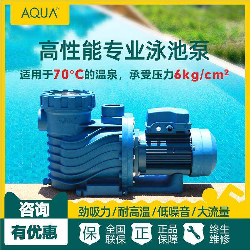 游泳池水泵水上乐园清洁吸污泵循环过滤系统抽水泵水处理设备