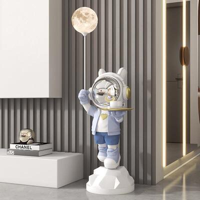 人投影球灯月收纳大型落地QJ3247摆件客厅沙发旁电视柜旁卧太空室